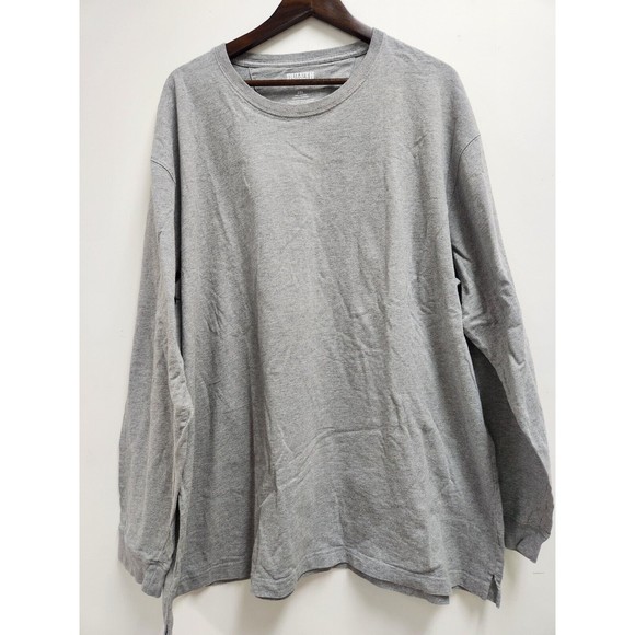 Duluth Mens Relaxed Fit Longtail T-Shirt Size 2XL Heathered Gray Long Sleeve - Picture 1 of 6